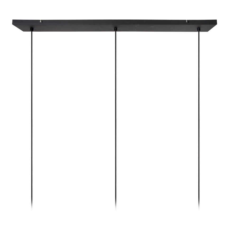 Lucide 45492/03/36 - Chandelier on a string RAFAL 3xE27/40W/230V black/grey