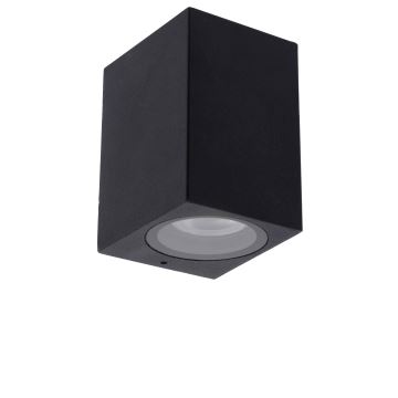 Lucide 69800/01/30 - Outdoor wall light ZARO 1xGU10/35W/230V IP44 black