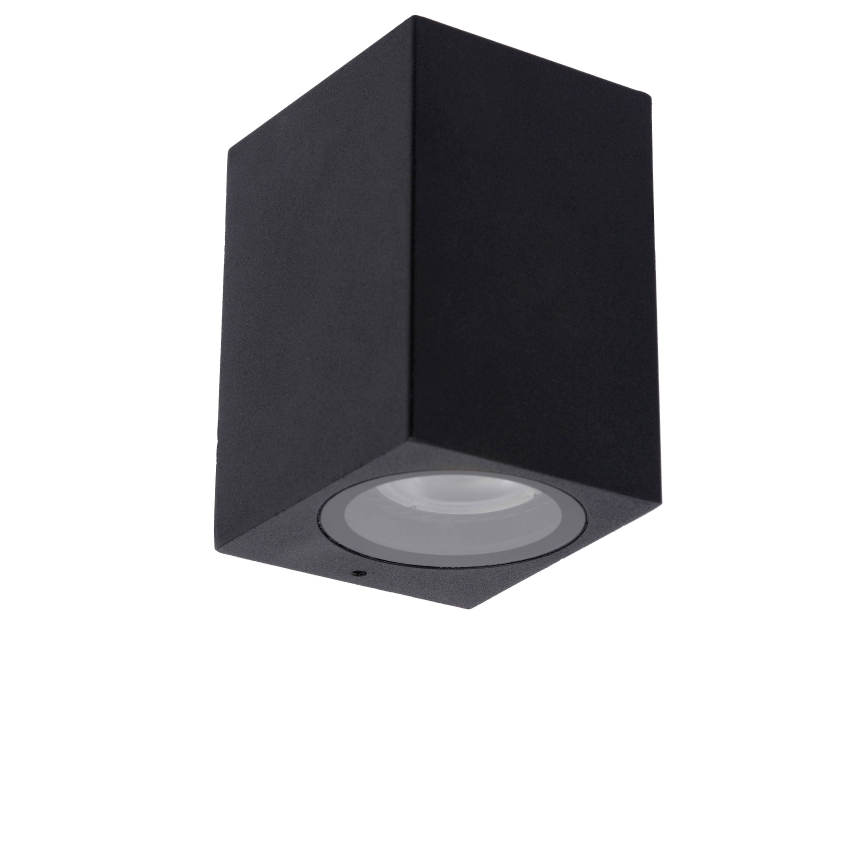 Lucide 69800/01/30 - Outdoor wall light ZARO 1xGU10/35W/230V IP44 black