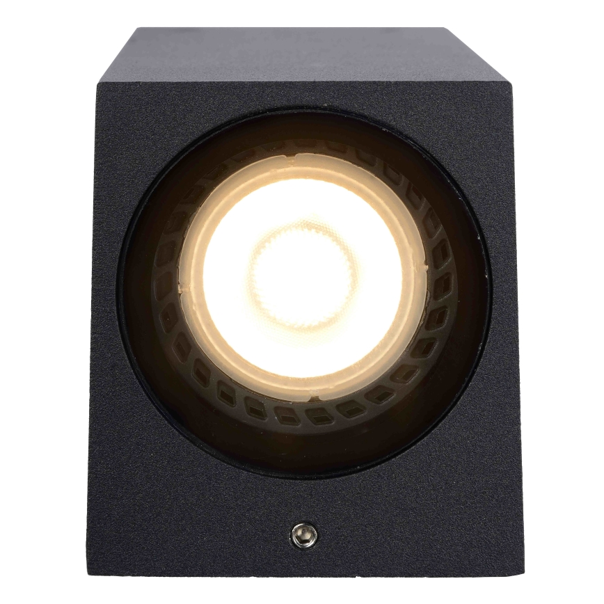 Lucide 69800/01/30 - Outdoor wall light ZARO 1xGU10/35W/230V IP44 black