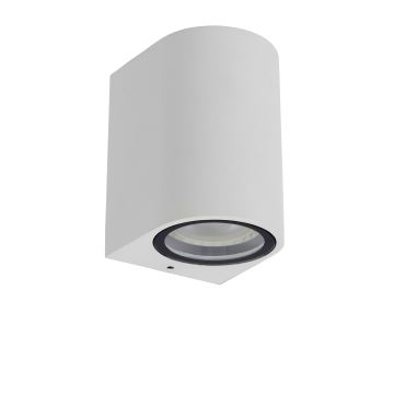 Lucide 69801/01/31 - Outdoor wall light ZARO 1xGU10/35W/230V IP44 white