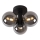 Lucide 74116/03/30 - Bathroom ceiling light TRUDY 3xG9/40W/230V IP44 black