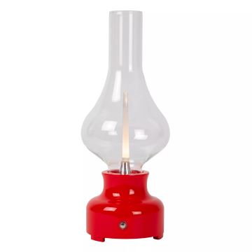 Lucide 74516/02/32 - LED Dimmable touch table lamp JASON LED/2W/230V red