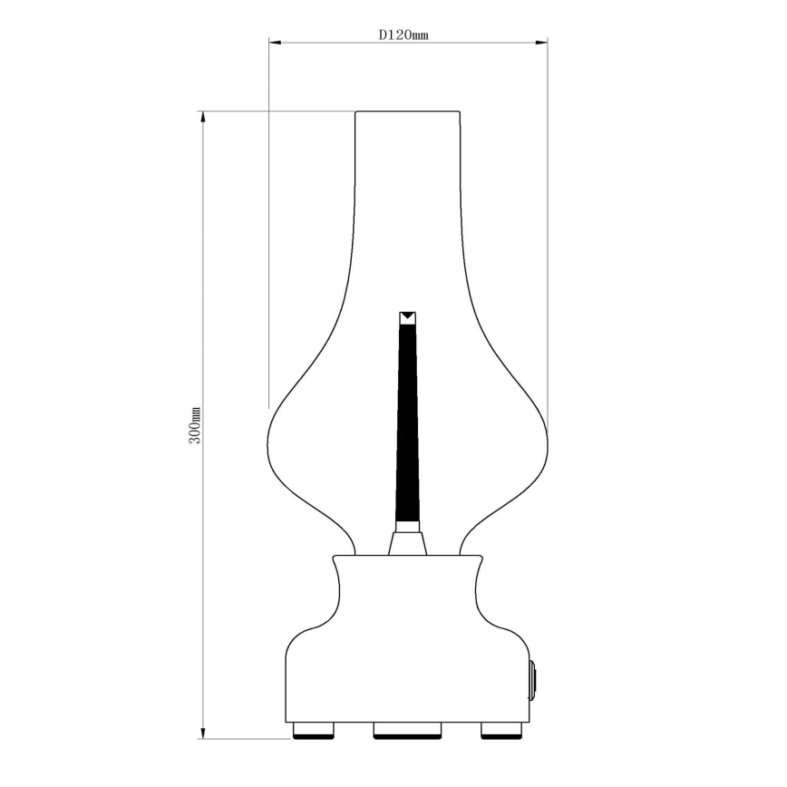 Lucide 74516/02/32 - LED Dimmable touch table lamp JASON LED/2W/230V red