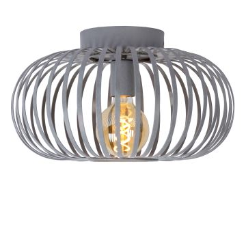 Lucide 78174/40/33 - Ceiling light MANUELA 1xE27/60W/230V d. 39,5 cm grey