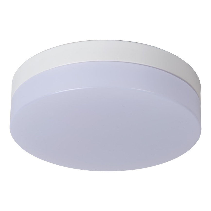 Lucide 79111/24/31 - LED Bathroom ceiling light with sensor BISKIT LED/12W/230V d. 23 cm IP44 white