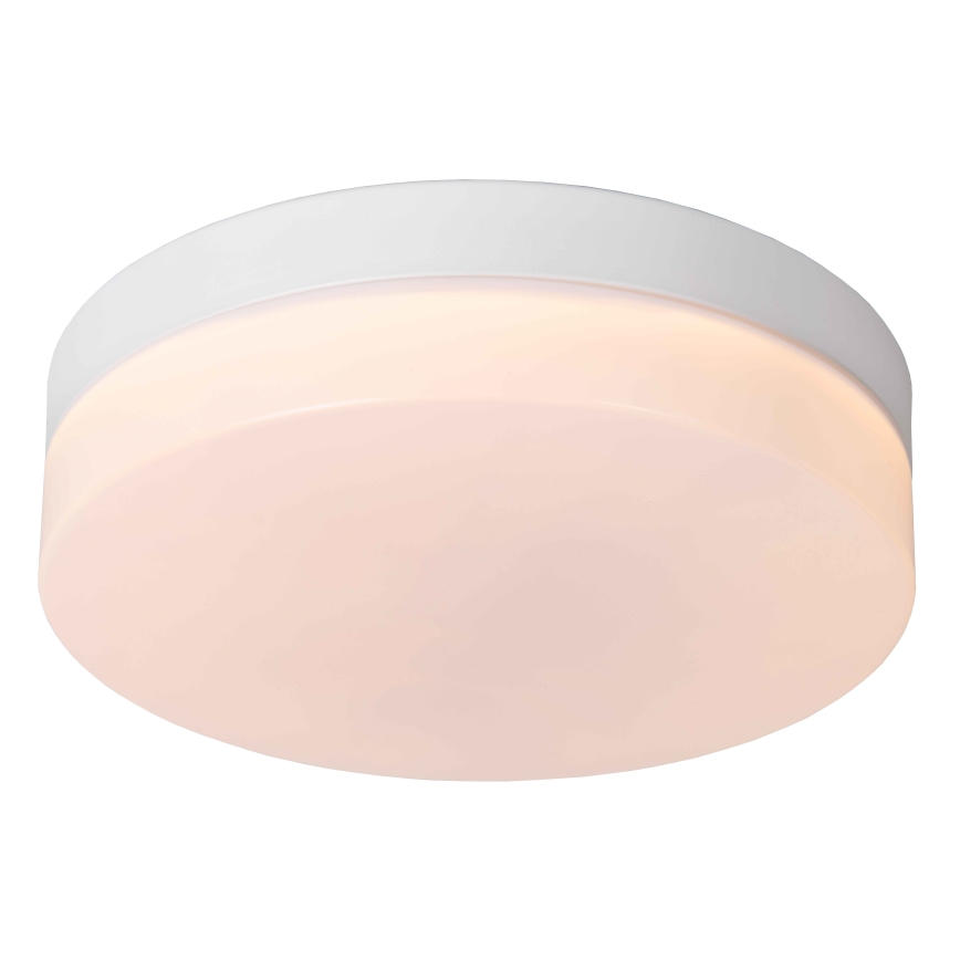 Lucide 79111/24/31 - LED Bathroom ceiling light with sensor BISKIT LED/12W/230V d. 23 cm IP44 white