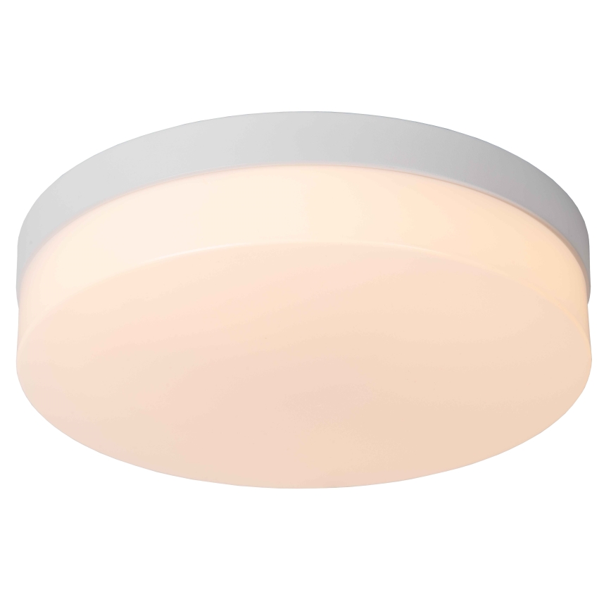 Lucide 79111/30/31 - LED Bathroom ceiling light with sensor BISKIT LED/18W/230V d. 28 cm IP44 white