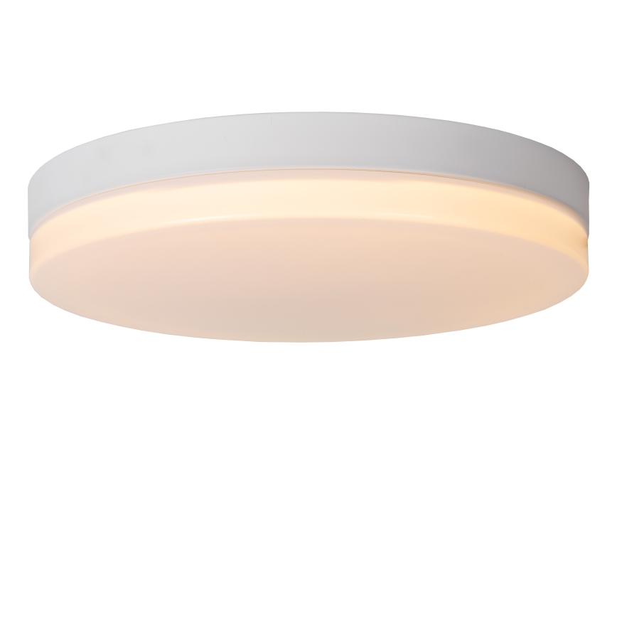 Lucide 79111/36/31 - LED Bathroom ceiling light with sensor BISKIT LED/24W/230V d. 34,5 cm IP44 white