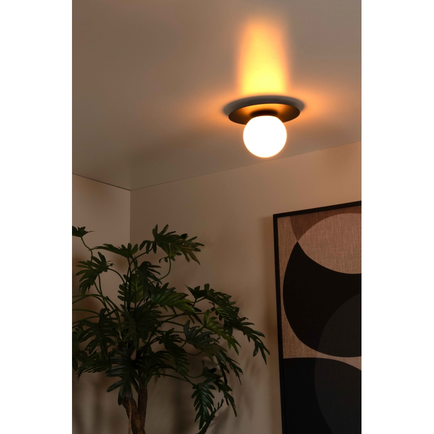 Lucide 79187/01/30 - Ceiling light TRICIA 1xE27/15W/230V d. 25 cm black