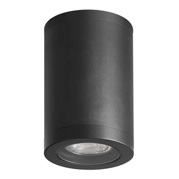 Luxera 48325 - Outdoor ceiling light MOPTI 1xGU10/7W/230V IP54 black