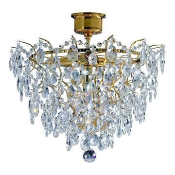 Markslöjd 100510 - Crystal surface-mounted chandelier ROSENDAL 4xE14/40W/230V