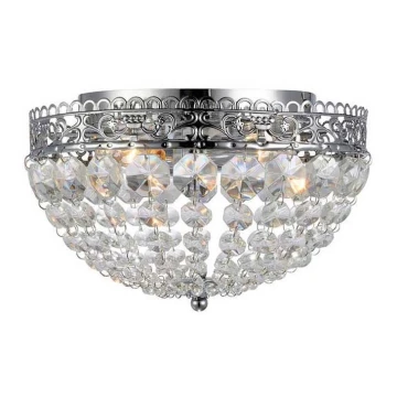 Markslöjd 106062 - Crystal ceiling light SAXHOLM 2xE14/40W/230V
