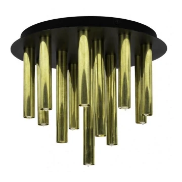 Markslöjd 108504 - Ceiling light GOCCE 13xG9/10W/230V gold/black