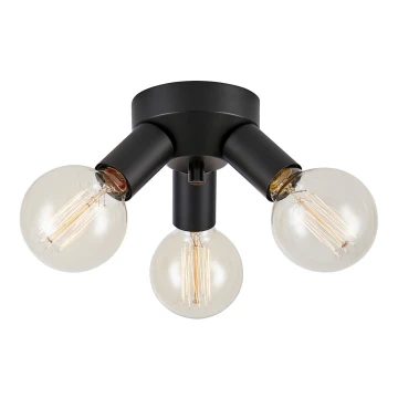 Markslöjd 108549 - Ceiling light MAZZO 3xE27/40W/230V black