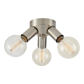 Markslöjd 108551 - Ceiling light MAZZO 3xE27/40W/230V matte chrome