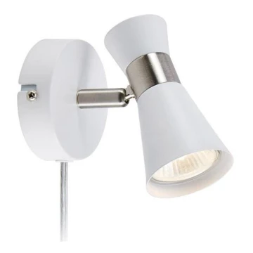 Markslöjd 108627- Wall spotlight FOLIE 1xGU10/7W/230V white/matte chrome