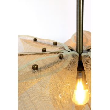 Markslöjd 108659 - Chandelier on a string STYRKA 1xE27/40W/230V d. 63 cm beige