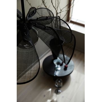 Markslöjd 108660 - Chandelier on a string STYRKA 1xE27/40W/230V d. 63 cm black