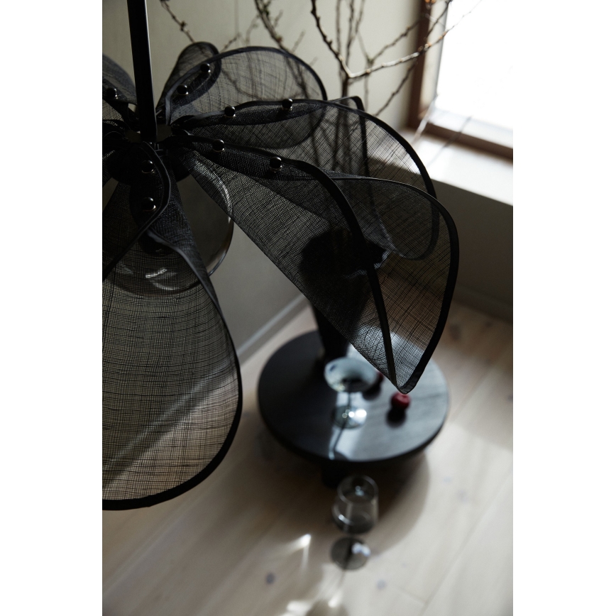 Markslöjd 108660 - Chandelier on a string STYRKA 1xE27/40W/230V d. 63 cm black