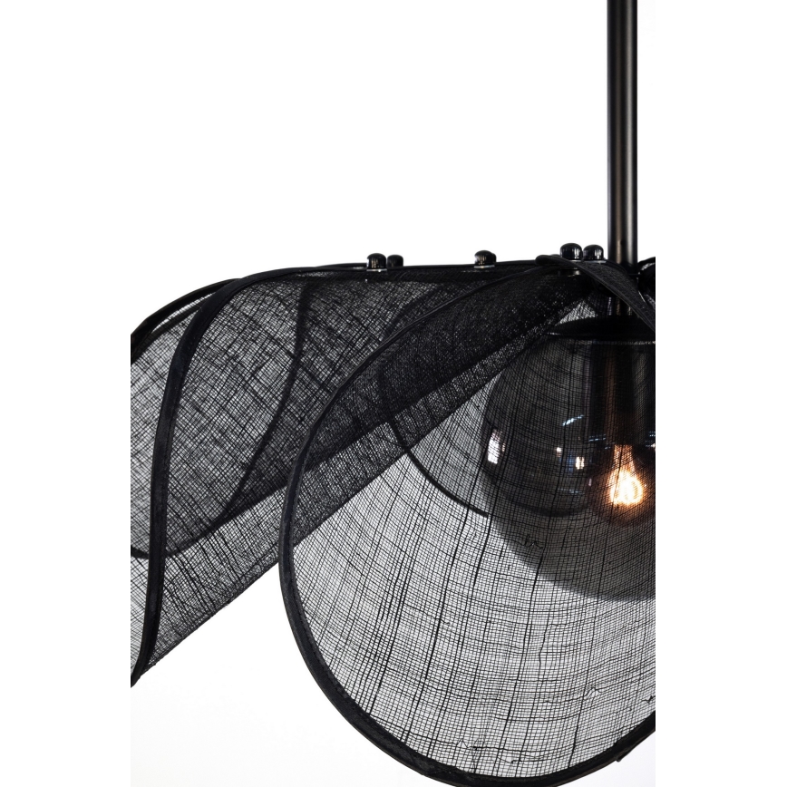 Markslöjd 108660 - Chandelier on a string STYRKA 1xE27/40W/230V d. 63 cm black