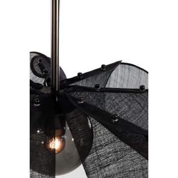 Markslöjd 108660 - Chandelier on a string STYRKA 1xE27/40W/230V d. 63 cm black