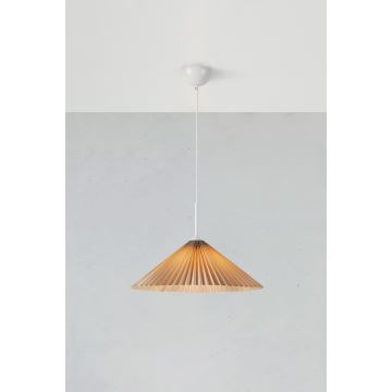 Markslöjd 108710 - Chandelier on a string PLISADO 1xE27/40W/230V d. 50 cm beige