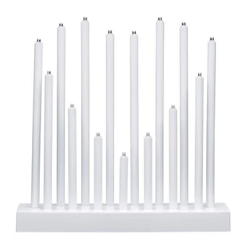 Markslöjd 702639 - LED Christmas candlestick ROMANS LED/0,9W/3xAA white