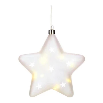 Markslöjd 704489 - LED Christmas decoration LISETTE 10xLED/0,3W/3xAA star