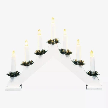 Markslöjd 704641 - Christmas candlestick OLA 7xE10/3W/230V white