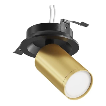 Maytoni C048CL-U-1BMG - Recessed spotlight FOCUS 1xGU10/10W/230V gold