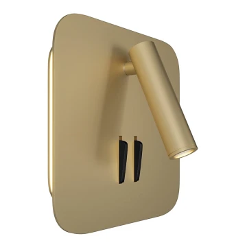 Maytoni C175-WL-01-6W-MG - LED Wall spotlight IOS LED/9W/230V gold