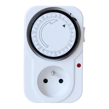 Mechanical timer switch weekly 16A/230V
