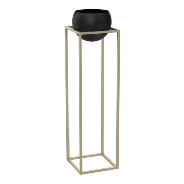 Metal flowerpot 111,3x29 cm gold