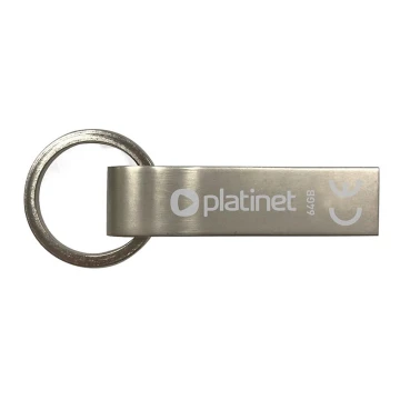 Metal water-resistant Flash Drive USB 64GB chrome