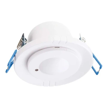 Microwave recessed motion sensor 360° 230V white