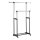 Mobile metal hanger 170x142 cm black/chrome