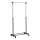 Mobile metal hanger 170x88 cm black/chrome