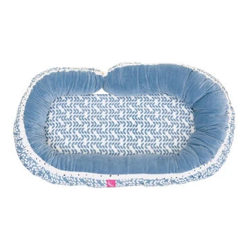 MOTHERHOOD  - Nest and pillow for baby JUNIOR 2in1 blue