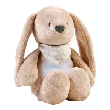 Nattou - Snuggle buddy with a melody and light SLEEPY BUNNY 4in1 beige