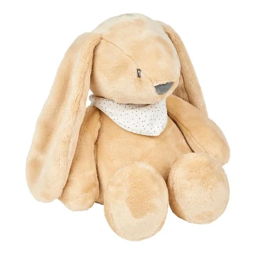 Nattou - Snuggle buddy with a melody and light SLEEPY BUNNY 4in1 brown