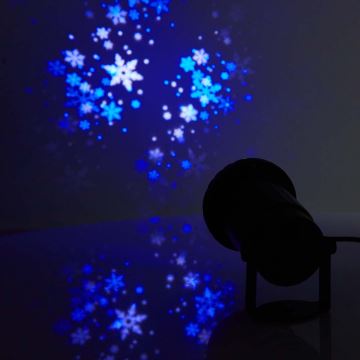 LED Christmas outdoor snowflake projector 5W/230V IP44
