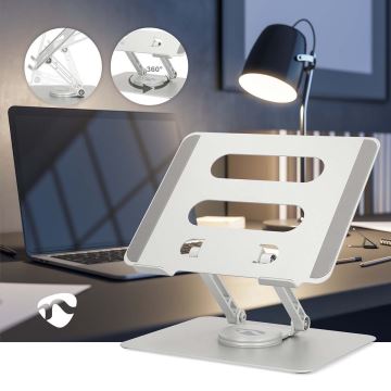 Rotating laptop stand