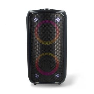 LED RGB Rechargeable speaker 240W/4000 mAh + remote control