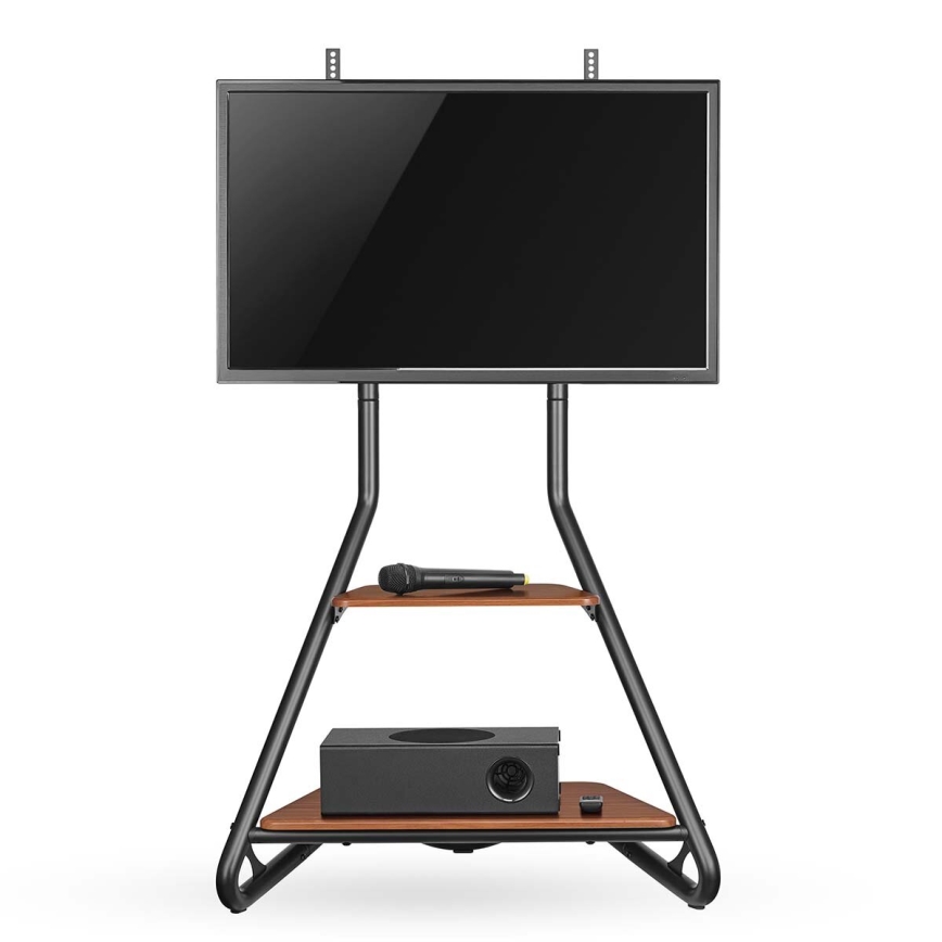 Floor stand for TV 37-75" black/brown