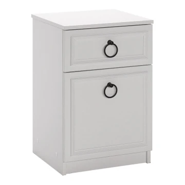 Nightstand 63x40 cm white