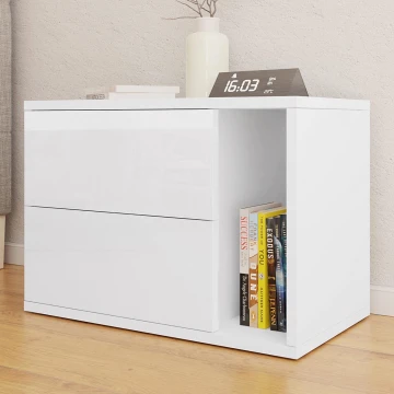 Nightstand BECE 40x57 cm white