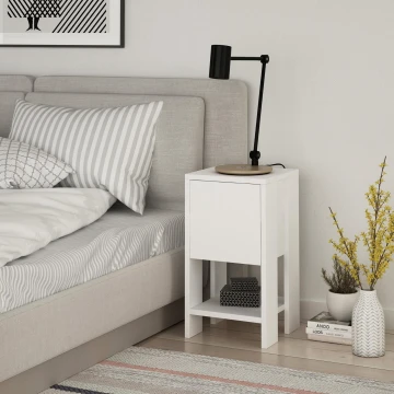 Nightstand EMA 55x30 cm white