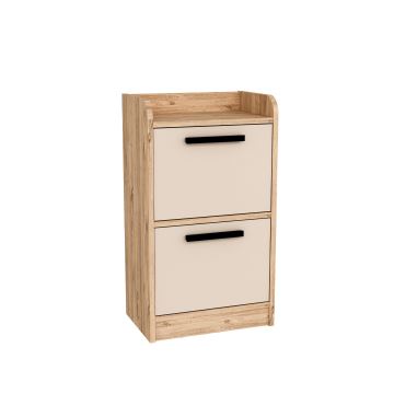 Nightstand LUSES 79,4x45 cm pine atlantic/beige