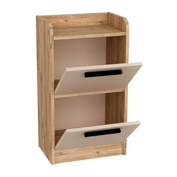 Nightstand LUSES 79,4x45 cm pine atlantic/beige